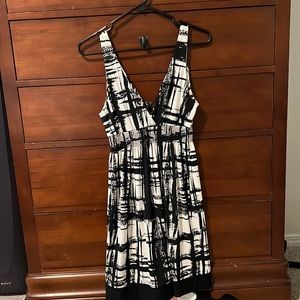 Black and white dress